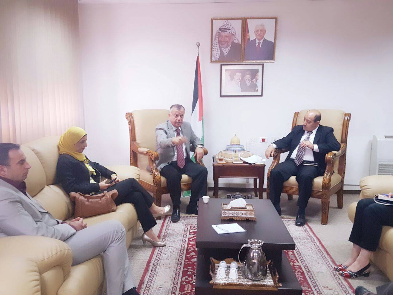 الخطيب يبحث مع أبو زيد آليات تمكين النساء